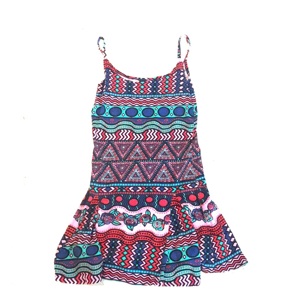 Adorable print summer dress/beach cover up